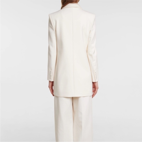 The Row Jerry Jacket in Wool Cream Blazer Size 12 NWT - Picture 6 of 16
